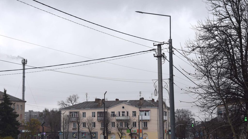 вуличне освітлення коростень