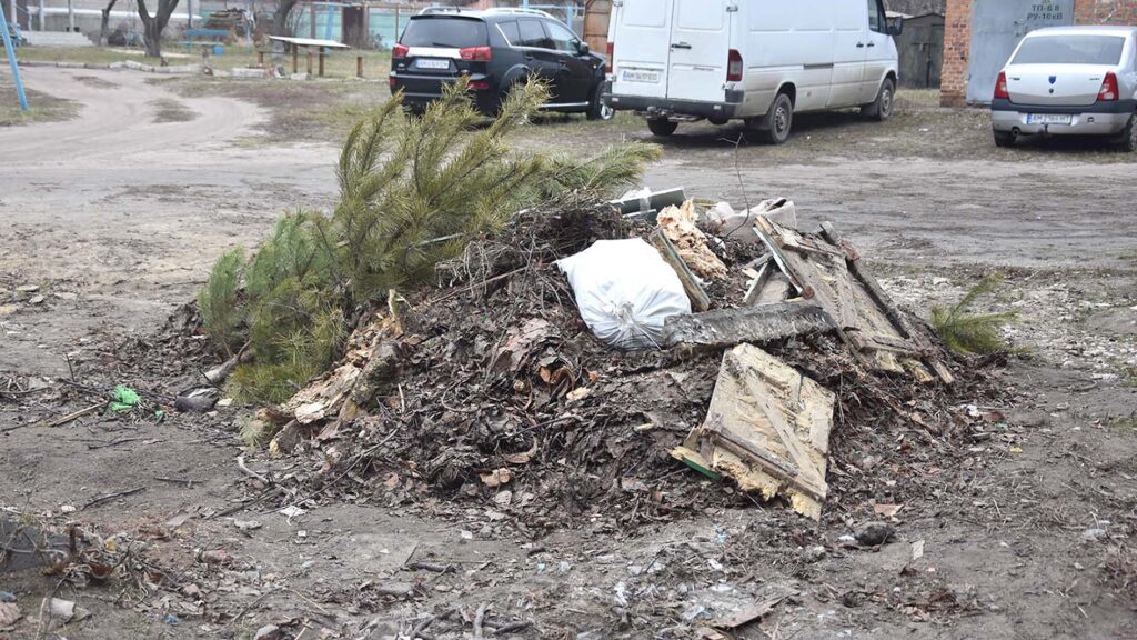 стихійне сміття коростень