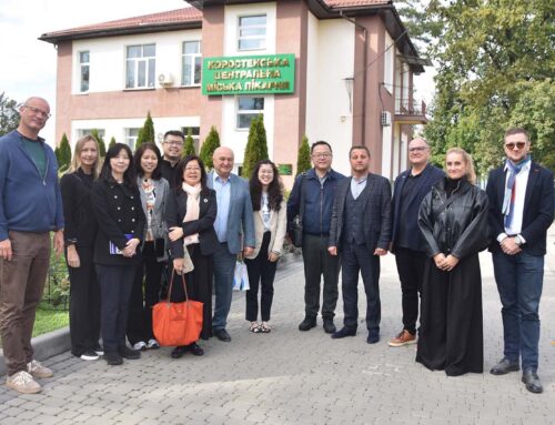 До центральної міської лікарні завітали делегації з Естонії і Тайваню
